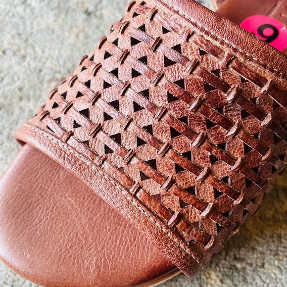BED|STU Brown Woven Leather Sandals - Picture 6 of 8